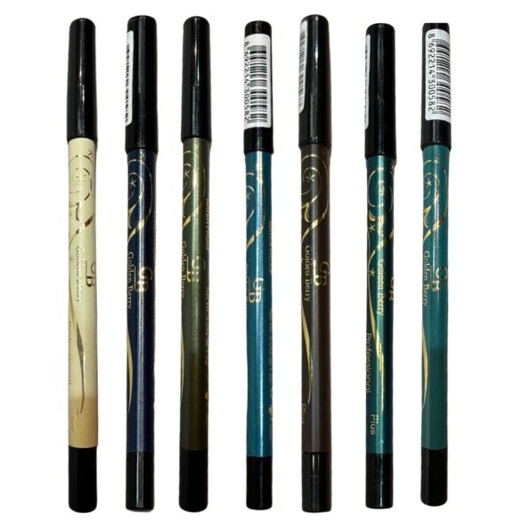 مداد چشم شمعی رنگی گلدن بری در 7 رنگ