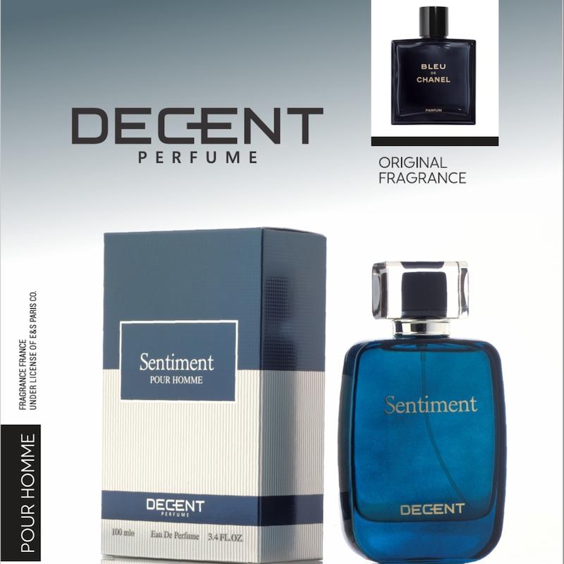 ادوپرفیوم مردانه دیسنت مدل Sentiment مشابه بلو شنل حجم 100 میلی لیتر( مشابه بلو شنل)