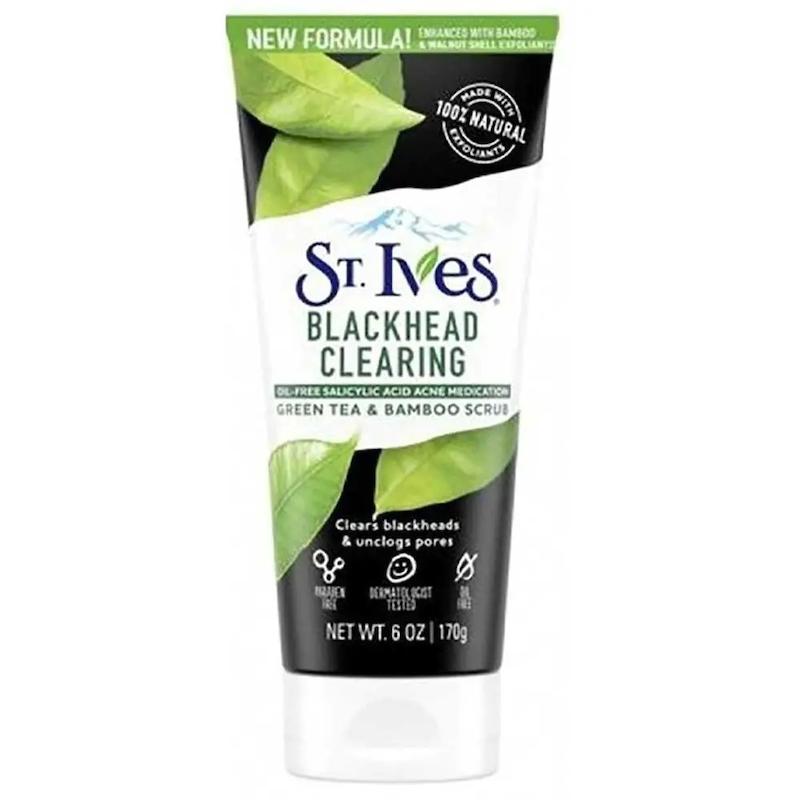 اسکراب جوش های سر سیاه حاوی عصاره چای سبز سینت ایوز St.Ives