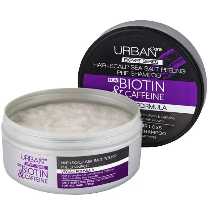 اسکراب مو اربن کر مدل BIOTIN and CAFFEINE وزن 200 گرم