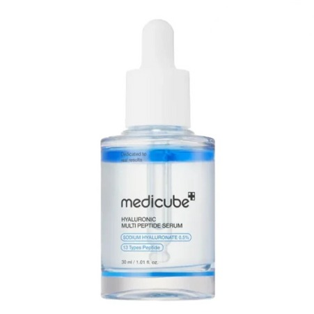 سرم آبرسان هیالورونیک اسید و مولتی پپتاید مدی کیوب حجم 30 میل MEDICUBE HYALURONIC MULTIPEPTIDE SERUM 30 ML