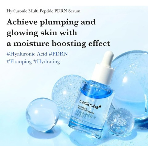 سرم آبرسان هیالورونیک اسید و مولتی پپتاید مدی کیوب حجم 30 میل MEDICUBE HYALURONIC MULTIPEPTIDE SERUM 30 ML