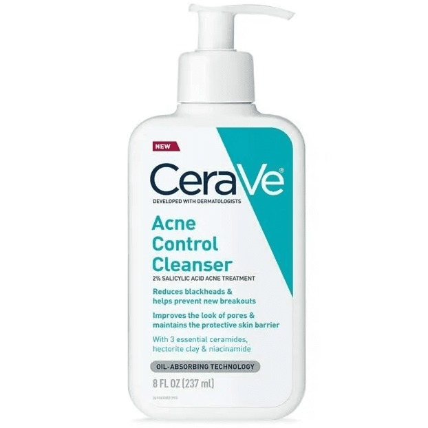 ژل شستشو صورت ضدآکنه سراوی CeraVe حاوی 2% سالیسیلیک اسید حجم 237 میل