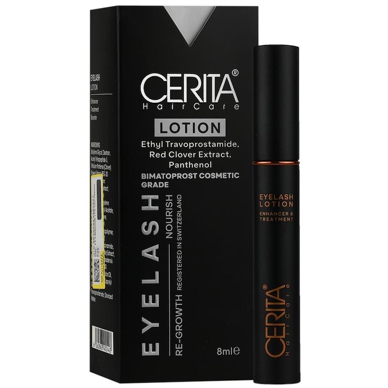 سرم تقویت مژه سریتا مدل Eyelash Lotion حجم 8 میلی لیتر Cerita Eyelash Lotion