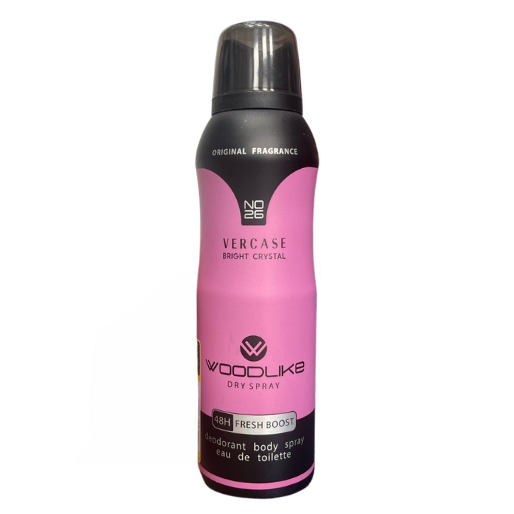اسپری خوشبو کننده زنانه وودلایک مدل VERCASE BRIGHT CRYSTAL