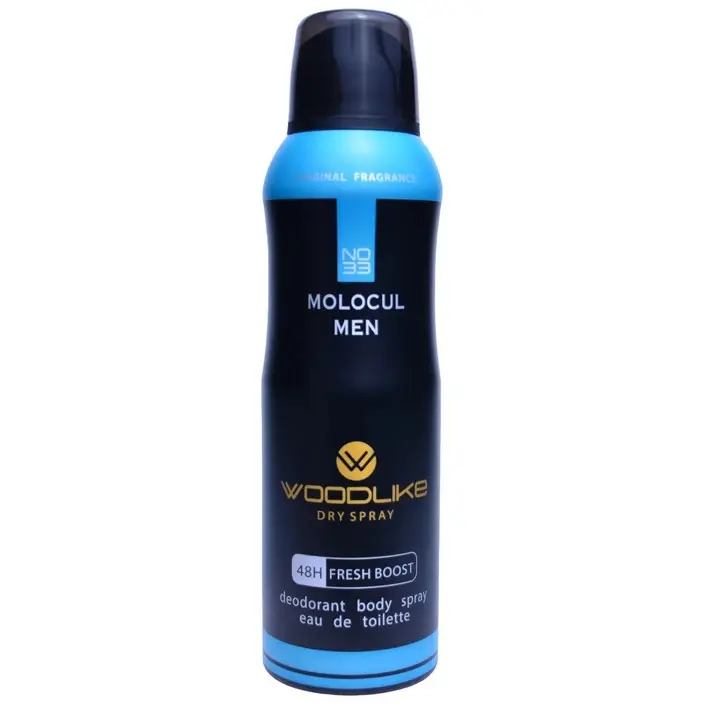 اسپری بدن مردانه وودلایک مدل مولکول حجم 200 میلی لیتر