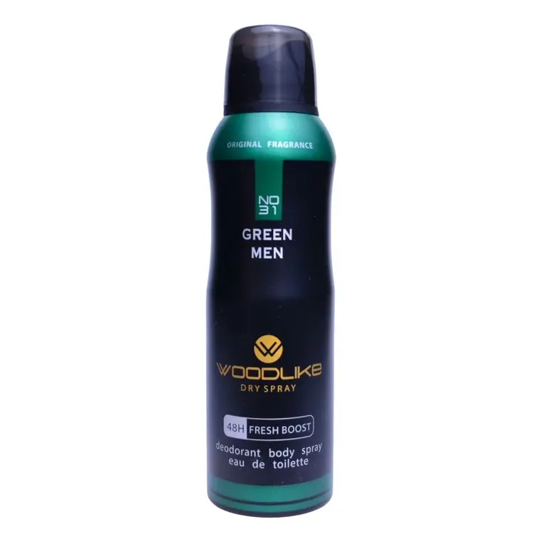 اسپری بدن مردانه وودلایک مدل گرین من حجم 300 میل