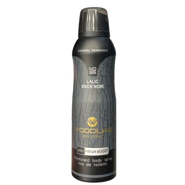 اسپری وودلایک لالیک مشکی مردانه حجم ۲۰۰ میل