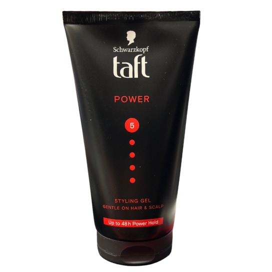 ژل مو حالت دهنده تافت شماره 5 مدل POWER حجم 150 میل