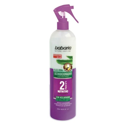 اسپری مو باباریا BABARIA ALOEVERA+ARGAN INSTANT CONDITIONER حجم500ml اصل