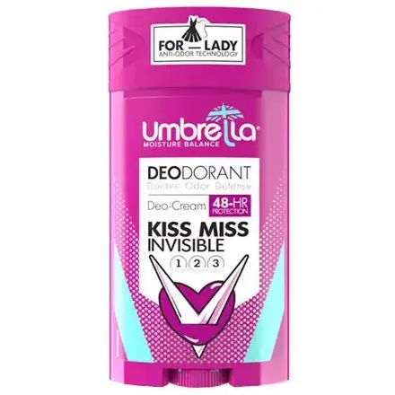 ستیک دئودورانت کیس میس زنانه آمبرلا 90 میل KISS MISS INVISIBLE UMBRELLA