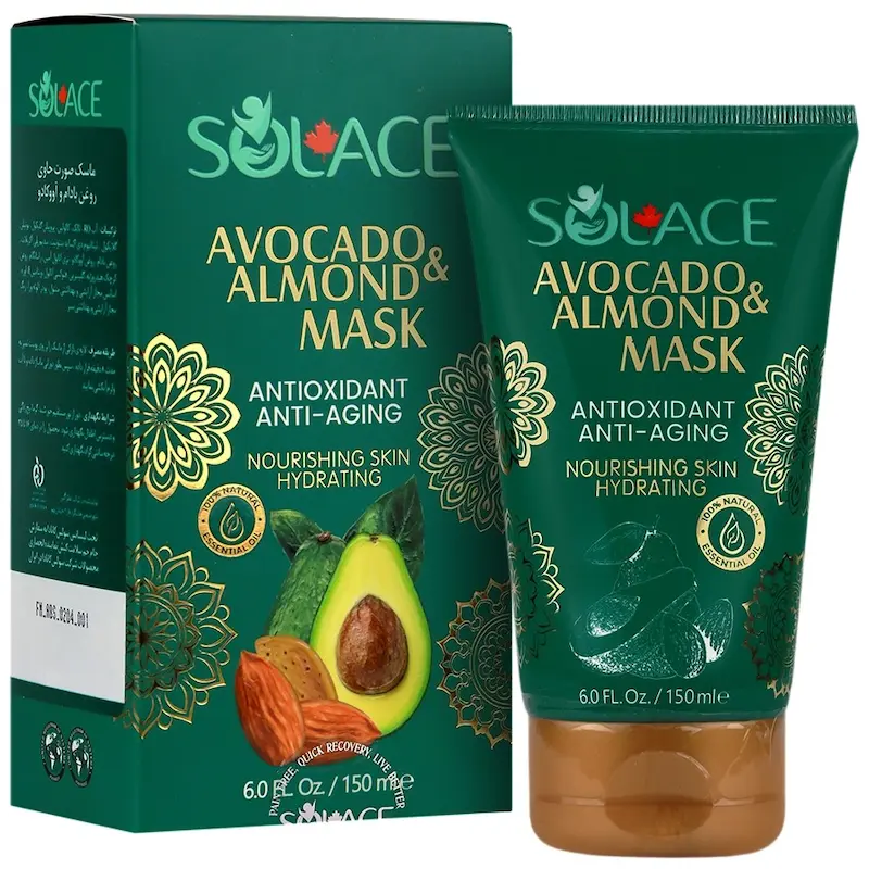 سولس ماسک صورت روغن بادام و آووکادو  Avocado And Almond Mask