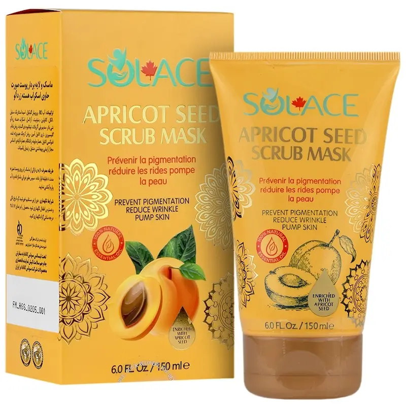  سولس ماسک لایه بردار صورت هسته زردآلو  Apricot Seed Scrub Mask