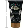 سولس ماسک لایه بردار صورت زغال و شکر  Active Charcoal And Sugar Scrub Mask