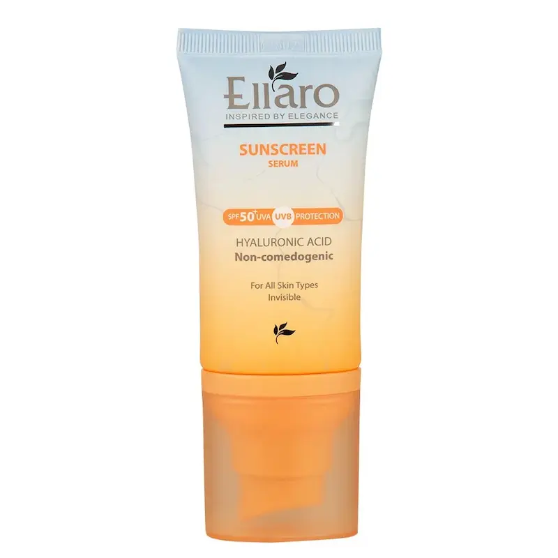 الارو ضد آفتاب سرم spf 50 بی رنگ 