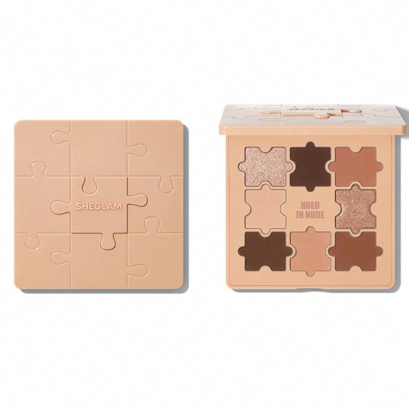 پالت سایه پازلی شیگلم رنگ  Sheglam Jazy Jigsaw Eyeshadow Palette (Hued in Nude)