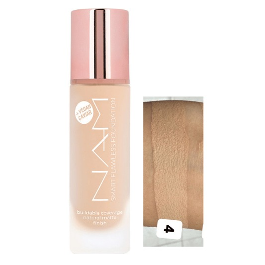 کرم پودر نام مناسب پوست چرب در 4 رنگ (Nam Smart Flawless Foundation)