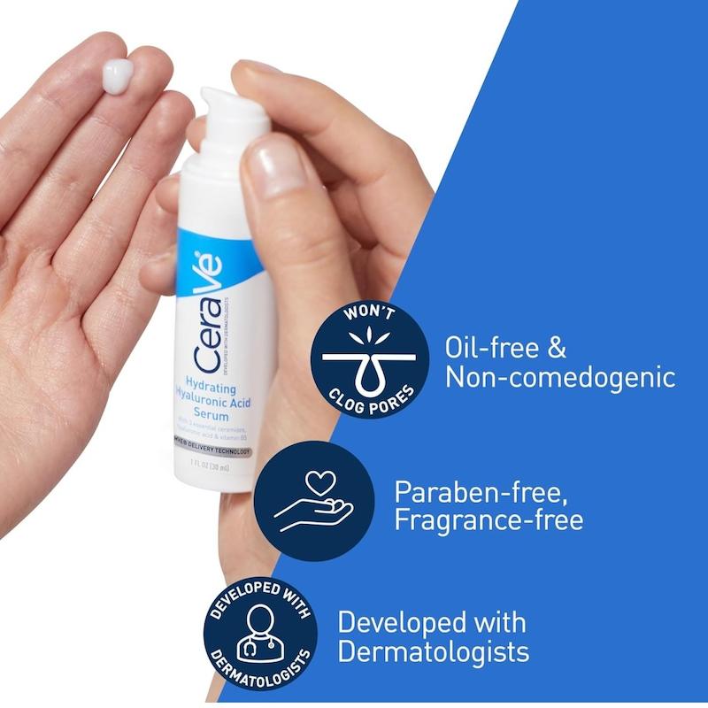 سرم آبرسان سراوی هيالورونيک اسيد 30 ميل CeraVe