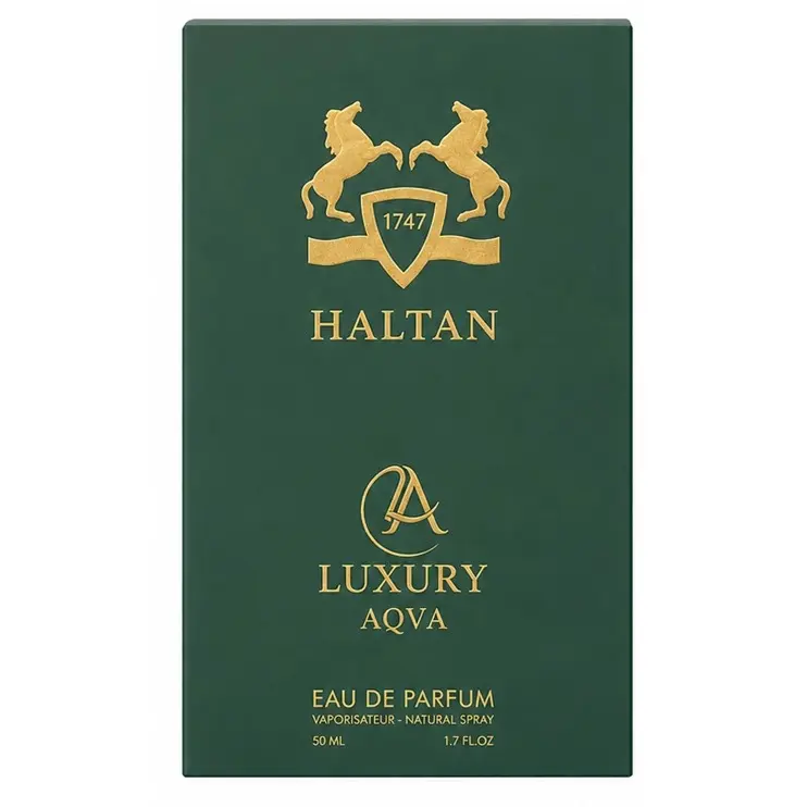  ادوپرفیوم مردانه لاکچری آکوا  رایحه مارلی هالتان حجم LUXURY AQUA HALTAN EAU DE PARFUM 50 ML 