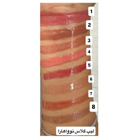 نوواهارا لیپ گلاس در 8 رنگ