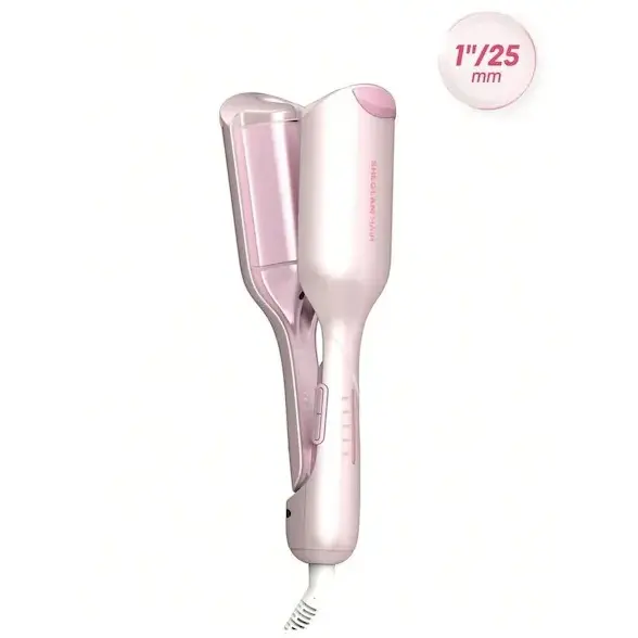 دستگاه فر ساحلی صورتی شیگلم سایز 25 میل | Cupid's Charm Beach Babe Hair Waver