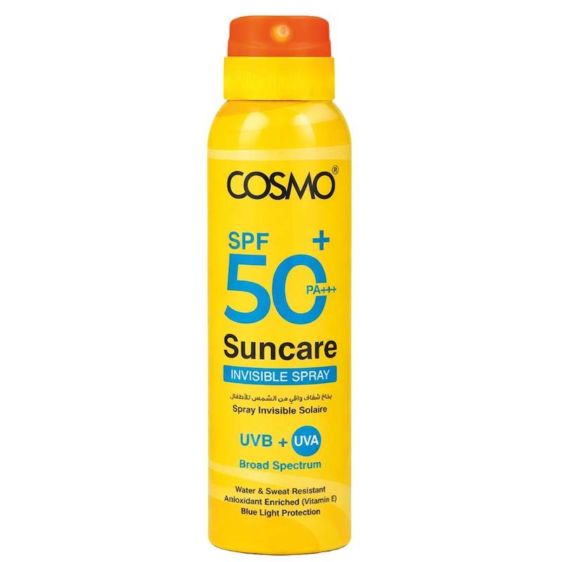 اسپری ضدآفتاب نامرئی 50 SPF کازمو ۱۵۰ میل