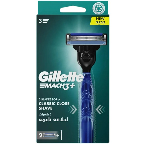خودتراش ژیلت مدل MACH3+ به همراه دو یدک