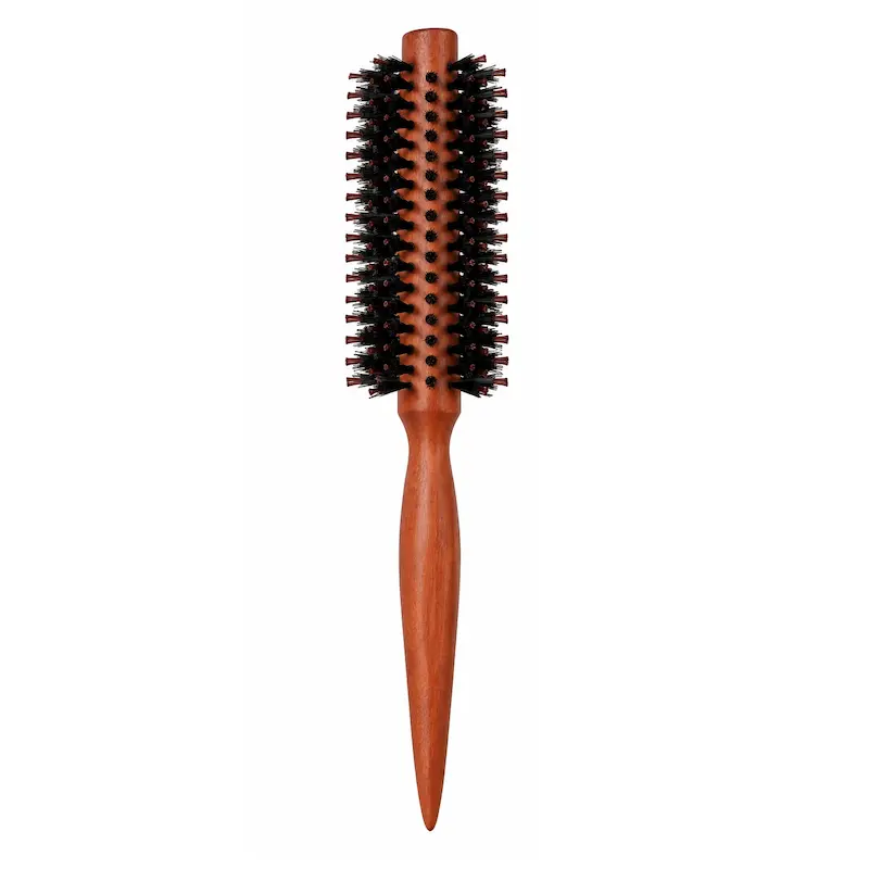 برس گرد قهوه‌ای چوبی باکس بیوتی Wooden Brush WB803