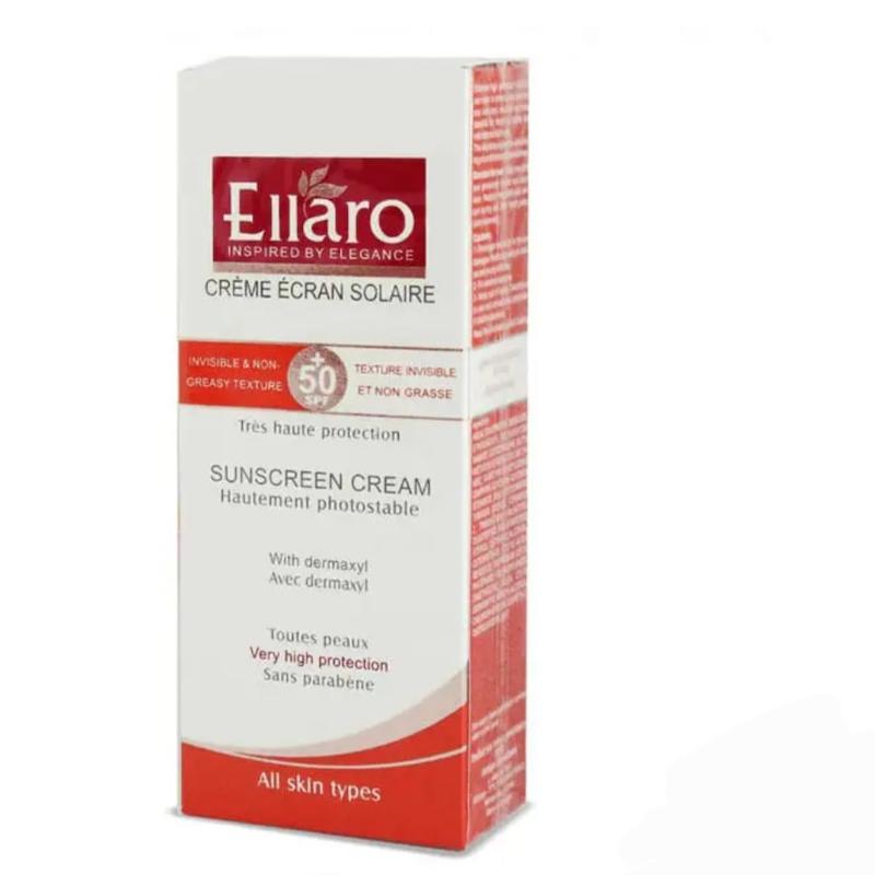 ضد آفتاب بی رنگ الارو مناسب انواع پوست حجم 50ml