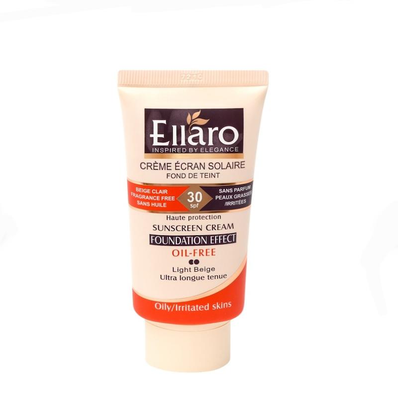 کرم ضد آفتاب الارو فاقد چربی spf30 بژ روشن ۴۰ml