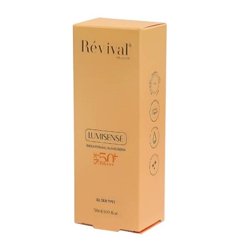 کرم ژل ضد آفتاب روشن کننده رویوال +SPF50 انواع پوست