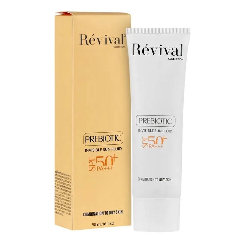 فلوئید ضد آفتاب بی رنگ رویوال پوست مختلط و چرب SPF50 