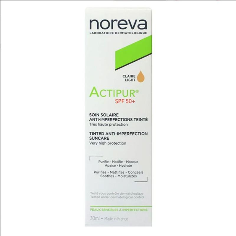 کرم ضد آفتاب رنگی لایت اکتی پور نوروا Light Spf 50