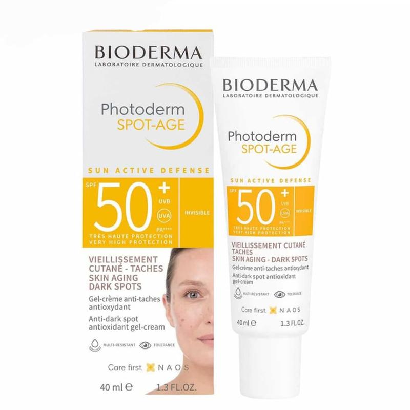 ضد آفتاب ضد لک بی رنگ فتودرم اسپات بایودرما spf50