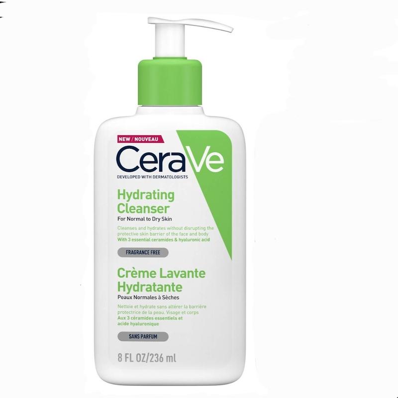 ژل شستشو و آبرسان پوست نرمال و خشک سراوی ۲۳۶میل