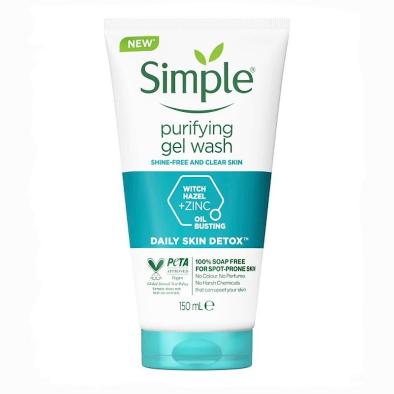 ژل شستشو سیمپل مدل purifying مناسب پوست چرب و مختلط