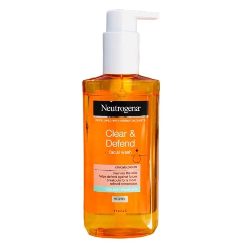 ژل شستشو Clear Defend نوتروژینا ضدجوش ۲۰۰میل