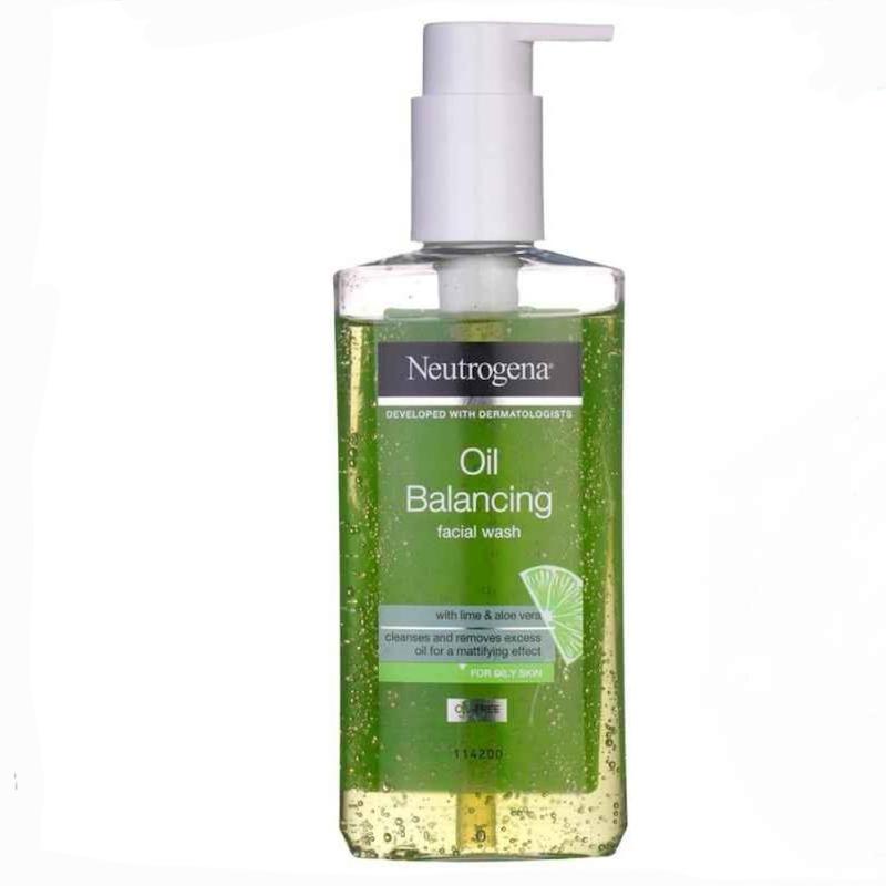 ژل شستشو صورت نوتروژینا مدل oil balancing حجم 200 میلی لیتر