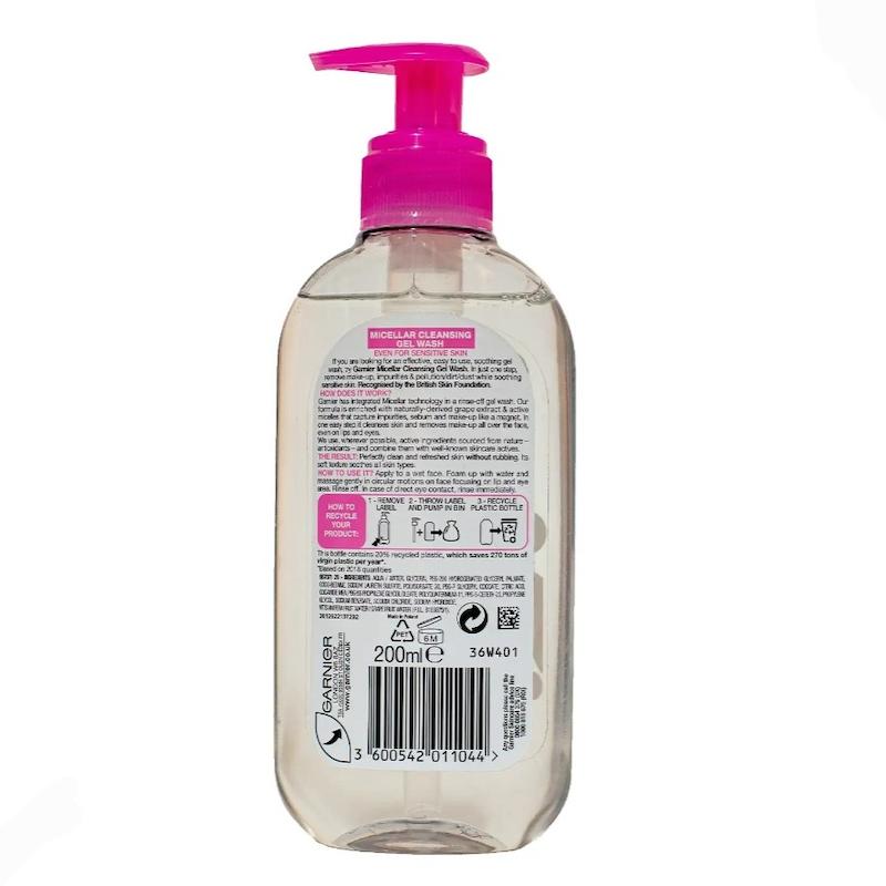 شوینده صورت گارنیر مدل Skin Active حجم 200 میلی لیتر