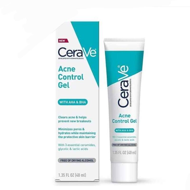 ژل ضد جوش و آبرسان سراوی CeraVe حجم 40 میل | لایه بردار و کوچک کننده منافذ، حاوی AHA/BHA