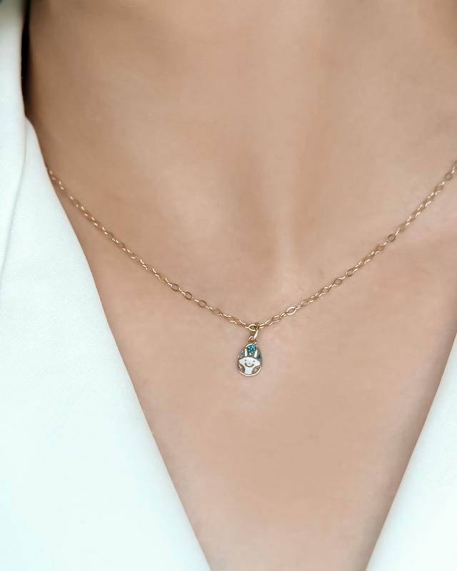 آویز میناکاری طرح خرگوش