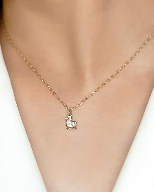 آویز میناکاری طرح اردک