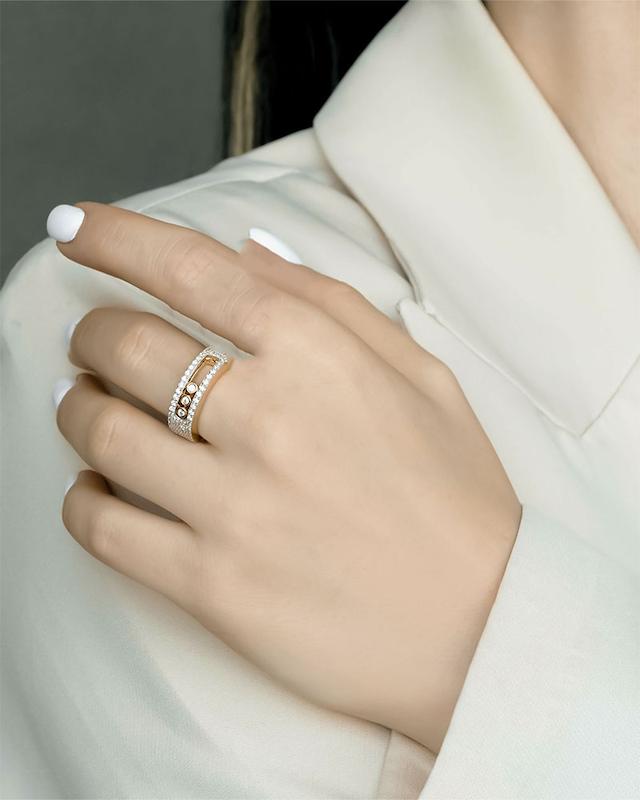 انگشتر مسیکا طرح گلم‌آزون