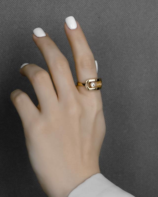 انگشتر مسیکا تک نگین