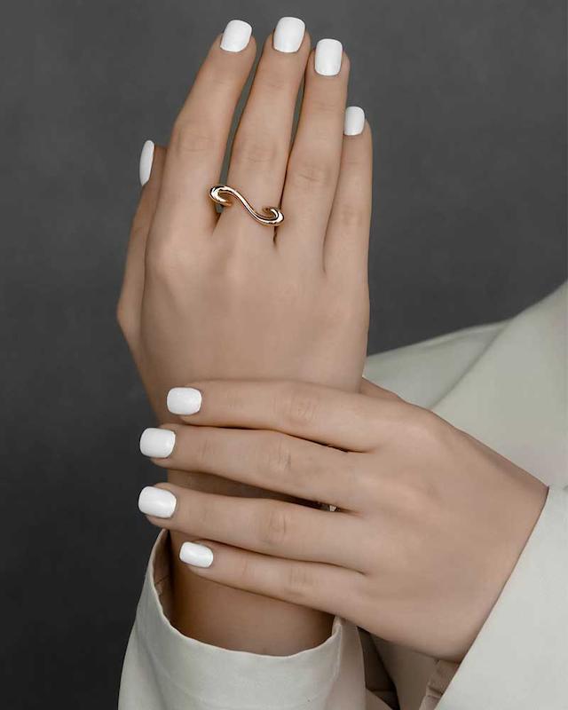 انگشتر دفرمه طرح امگا