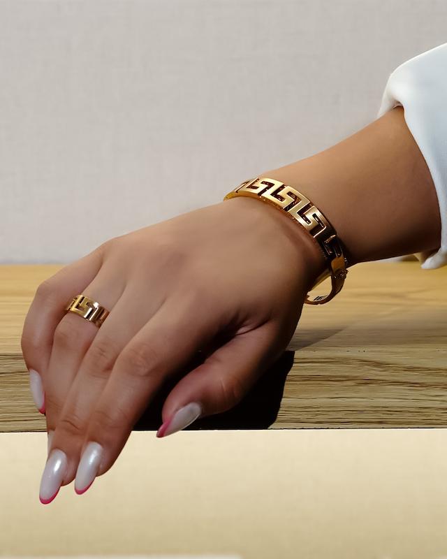 ست دستبند و انگشتر ورساچه