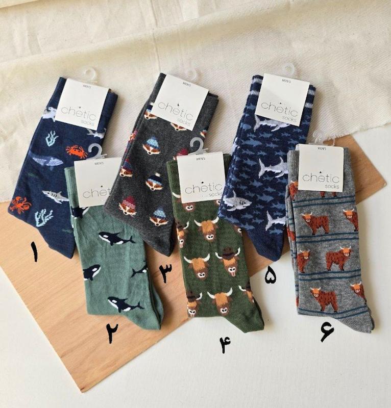 جوراب طرحدار مردانه چتیک 