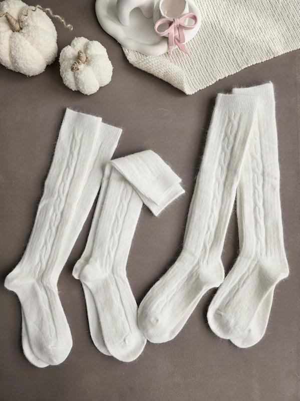 جوراب لاما گیس بافت شیری