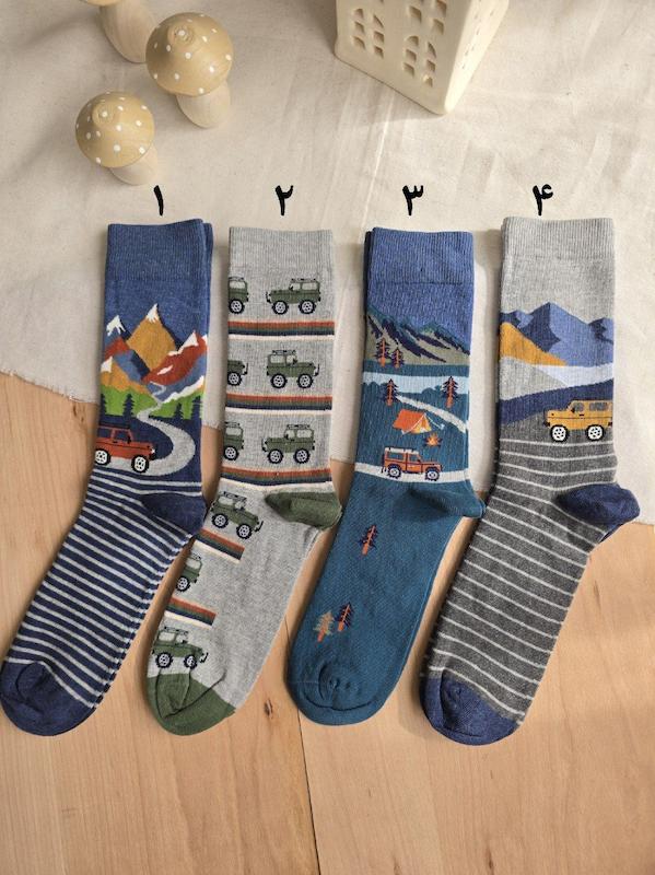 جوراب طرحدار مردانه چتیک 