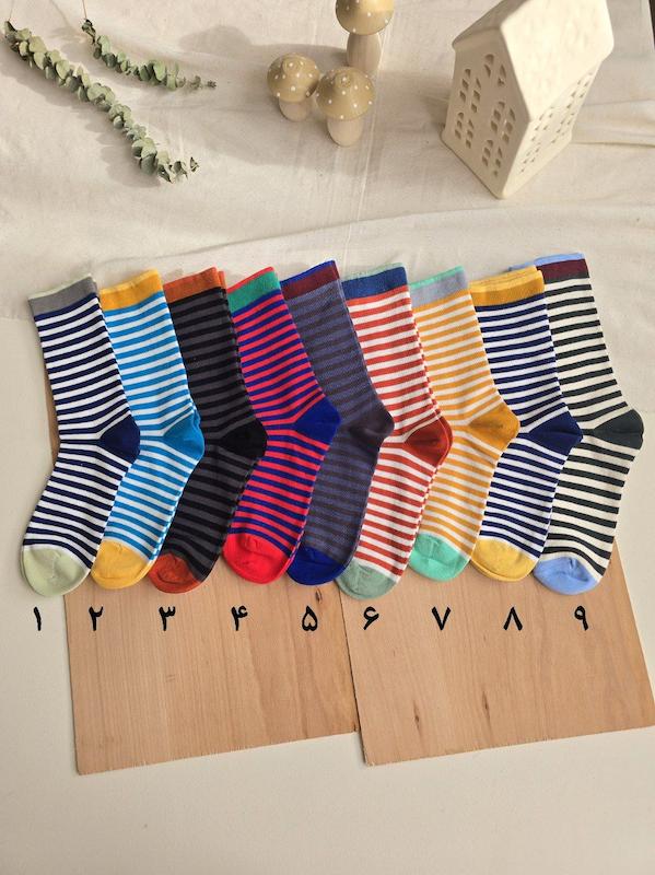 جوراب راه راه 